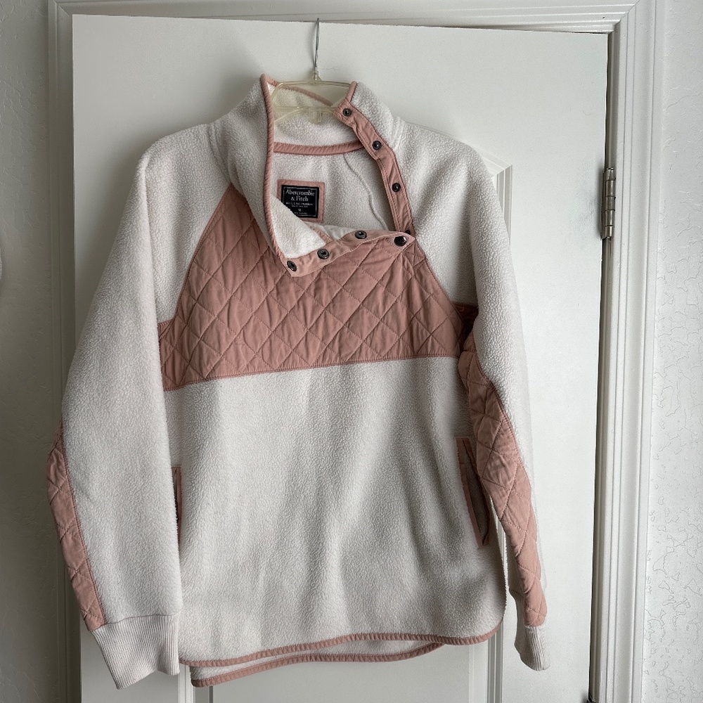 Abercrombie Asymmetrical Snap-Up Fleece